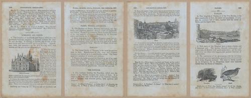E348 - Mitchell's Geography 1845 - 12817-12818-12819-12820