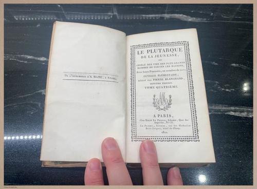 E347 - Le Plutarque De La Jeunesse 1822 - 0165(3)