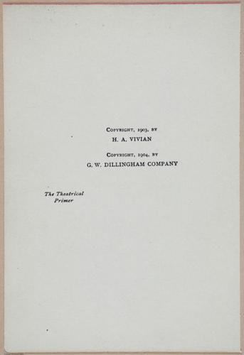 E370 - The Theatrical Primer - i14953
