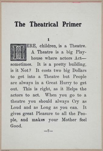 E370 - The Theatrical Primer - i14955
