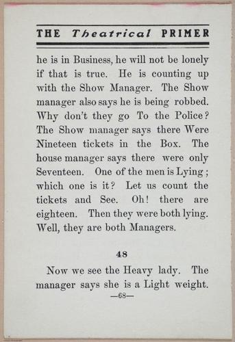 E370 - The Theatrical Primer - i15017