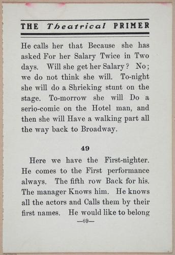 E370 - The Theatrical Primer - i15018