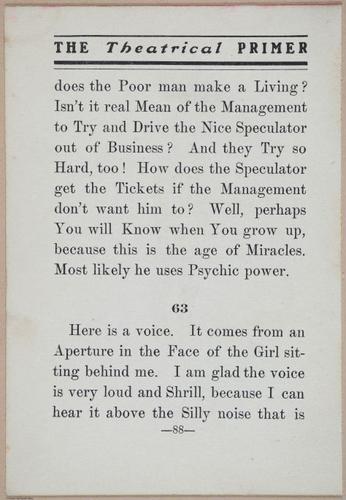 E370 - The Theatrical Primer - i15037