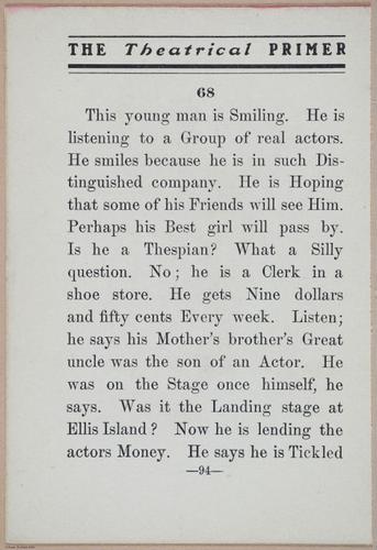 E370 - The Theatrical Primer - i15043