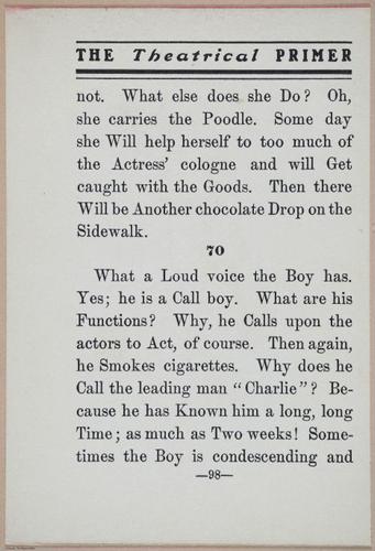 E370 - The Theatrical Primer - i15047