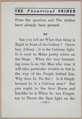 E370 - The Theatrical Primer - i15070