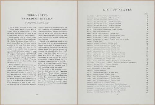 E363 - Terra Cotta of the Italian Renaissance - 1925 - 13777-13778