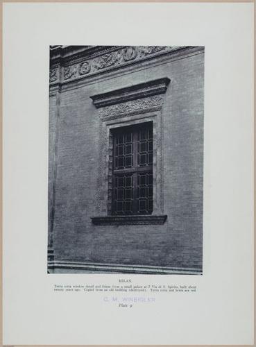 E363 - Terra Cotta of the Italian Renaissance - 1925 - 13791
