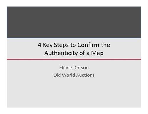 E117 - ED - 4 Key Steps to Confirm the Authenticity of a Map