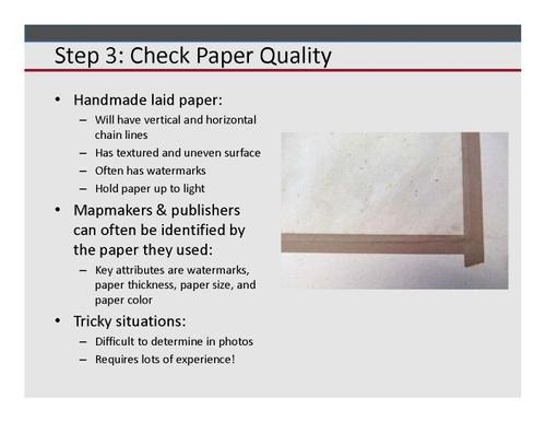 E117 - ED - Step 3: Check Paper Quality