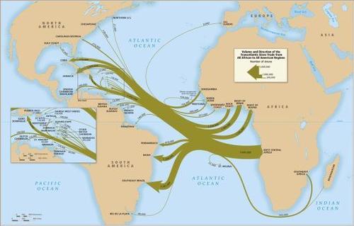 E117 - KH - Atlantic Slave Trade Map (7 of 14)