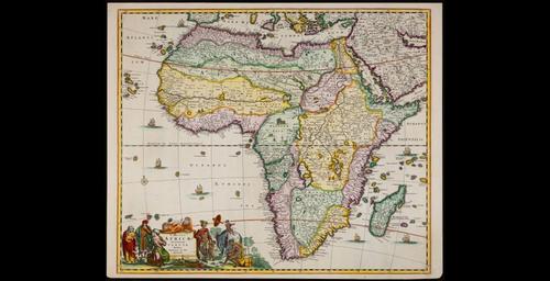 E117 - KH - De Wit Africa Map
