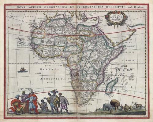 E117 - KH - Hugo Allaert Africa Map