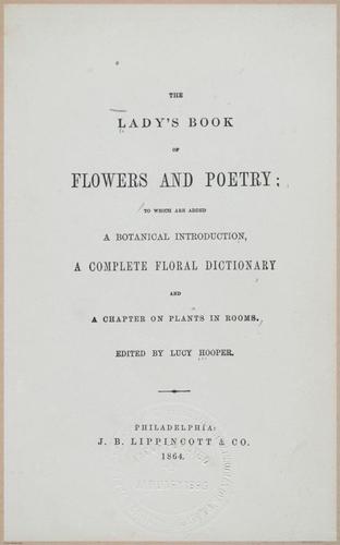 E364 - The Lady's Book of Flowers and Poetry - 13993
