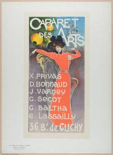 Cabaret des Arts, created by E. Charles Lucas