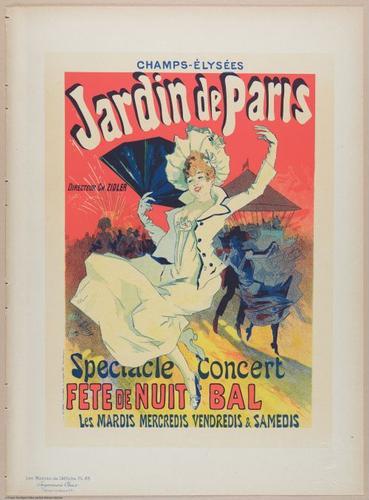 Jardin de Paris, created by Jules Cheret