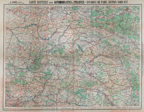 E203 - Various France - Carte Routiere - 13986-13987-13988-13989