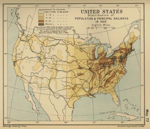 Urbanization: Post-Gilded Age Population (1900)