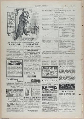 E393 - Harper_s Weekly looses page - i17700