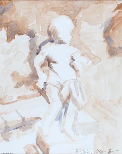 Filoli, Woodside, CA, plein air, watercolor&nbsp;