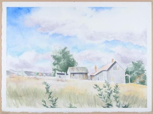Karen McCombe painting course, non-original work.