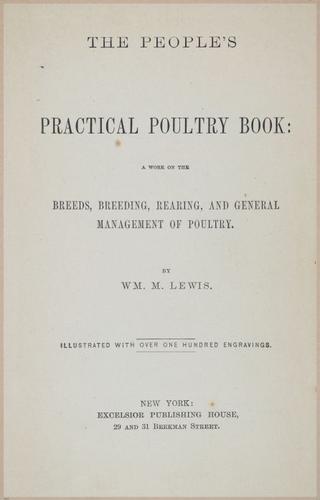 E400 - Practical Poultry Book - 1871 - 16677