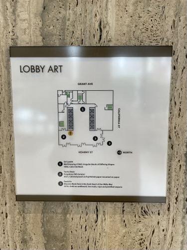 Guide to Lobby Art @ 601 California Street