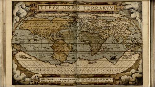 E170 - 1570 Ortelius - Typus Orbus Terrarum DUPLICATED