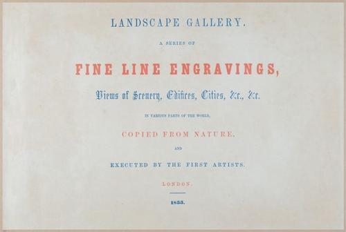 E434 - Landscape Gallery of Engravings - 1855 - 21270