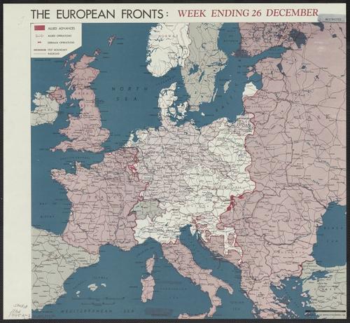 The European fronts [cartographic material] : week ending 26 December.