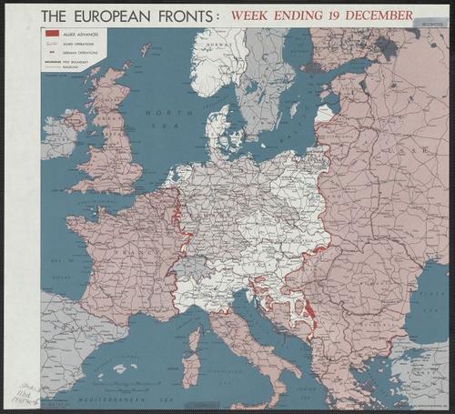 The European fronts [cartographic material] : week ending 19 December