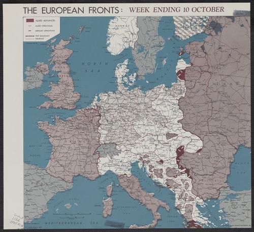 The European fronts [cartographic material] : week ending 10 October