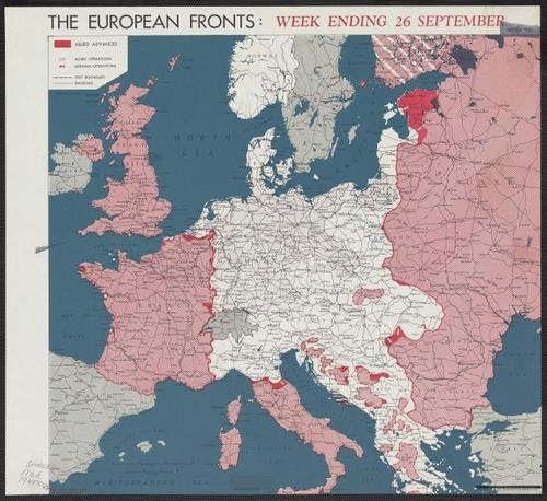 The European fronts [cartographic material] : week ending 26 September