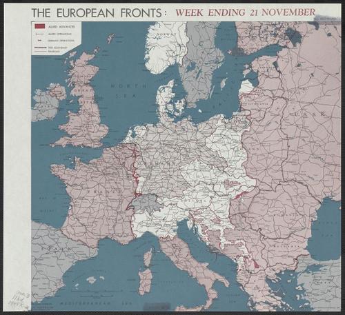 The European fronts [cartographic material] : week ending 21 November
