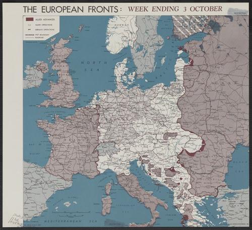The European fronts [cartographic material] : week ending 3 October