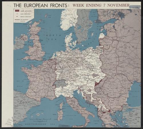 The European fronts [cartographic material] : week ending 7 November