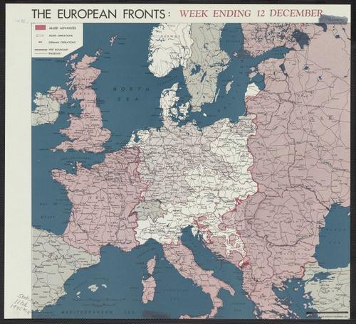 The European fronts [cartographic material] : week ending 12 December