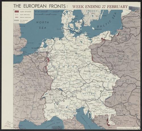 The European fronts [cartographic material] : week ending 27 February