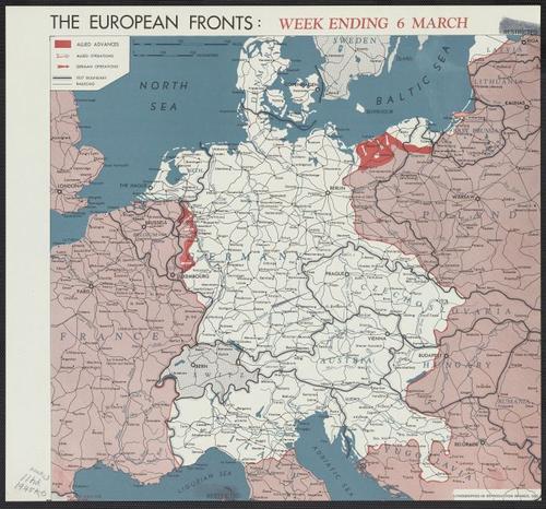 The European fronts [cartographic material] : week ending 6 March