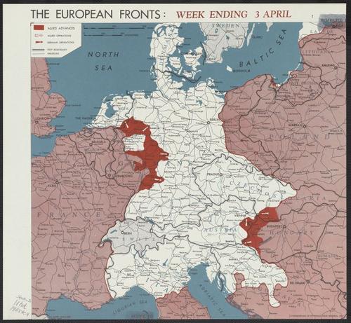 The European fronts [cartographic material] : week ending 3 April