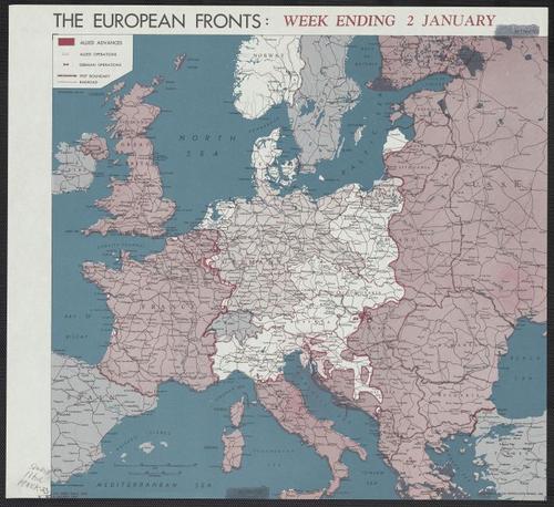 The European fronts [cartographic material] : week ending 2 January