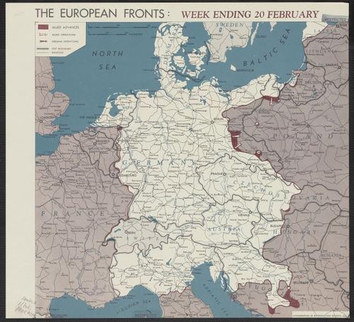 The European fronts [cartographic material] : week ending 20 February