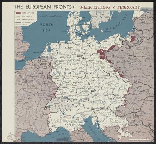 The European fronts [cartographic material] : week ending 6 February
