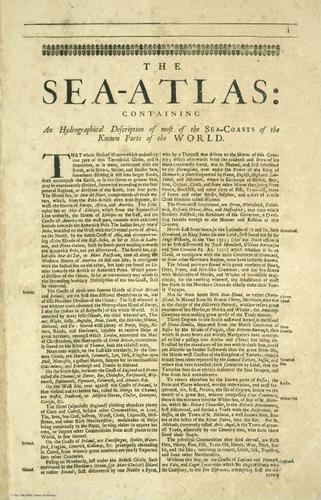 E440 - The Thornton Sea Atlas from the NYPL - 1640703