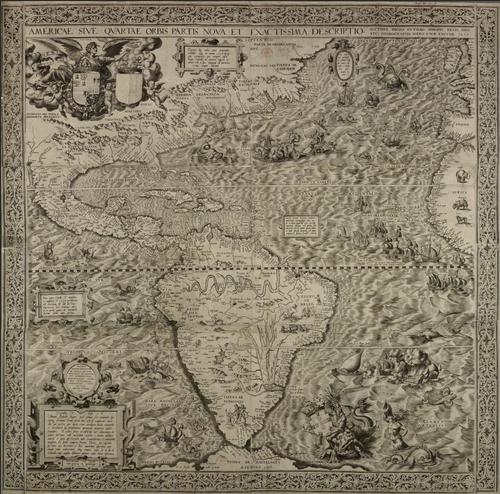 Americae Sive Quartae Orbis Partis Nova Et Exactissima Descriptio (Teddy Palmore)