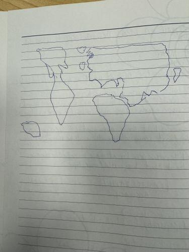 Self-Drawn Map - Eleanor Bigeow