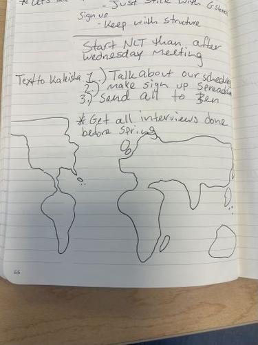 Self Drawn Map - From Memory - Jeff Sousa