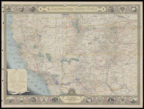 The Southwestern United States - National Geographic Society - 1940