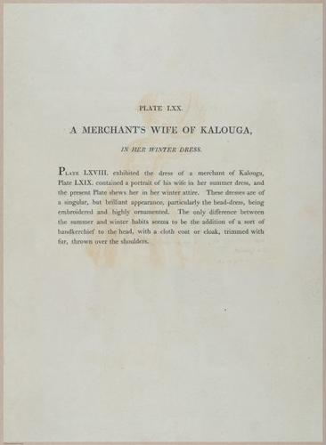 E491 - The Costume of the Russian Empire - 22709