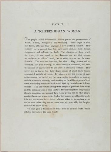 E491 - The Costume of the Russian Empire - 22730
